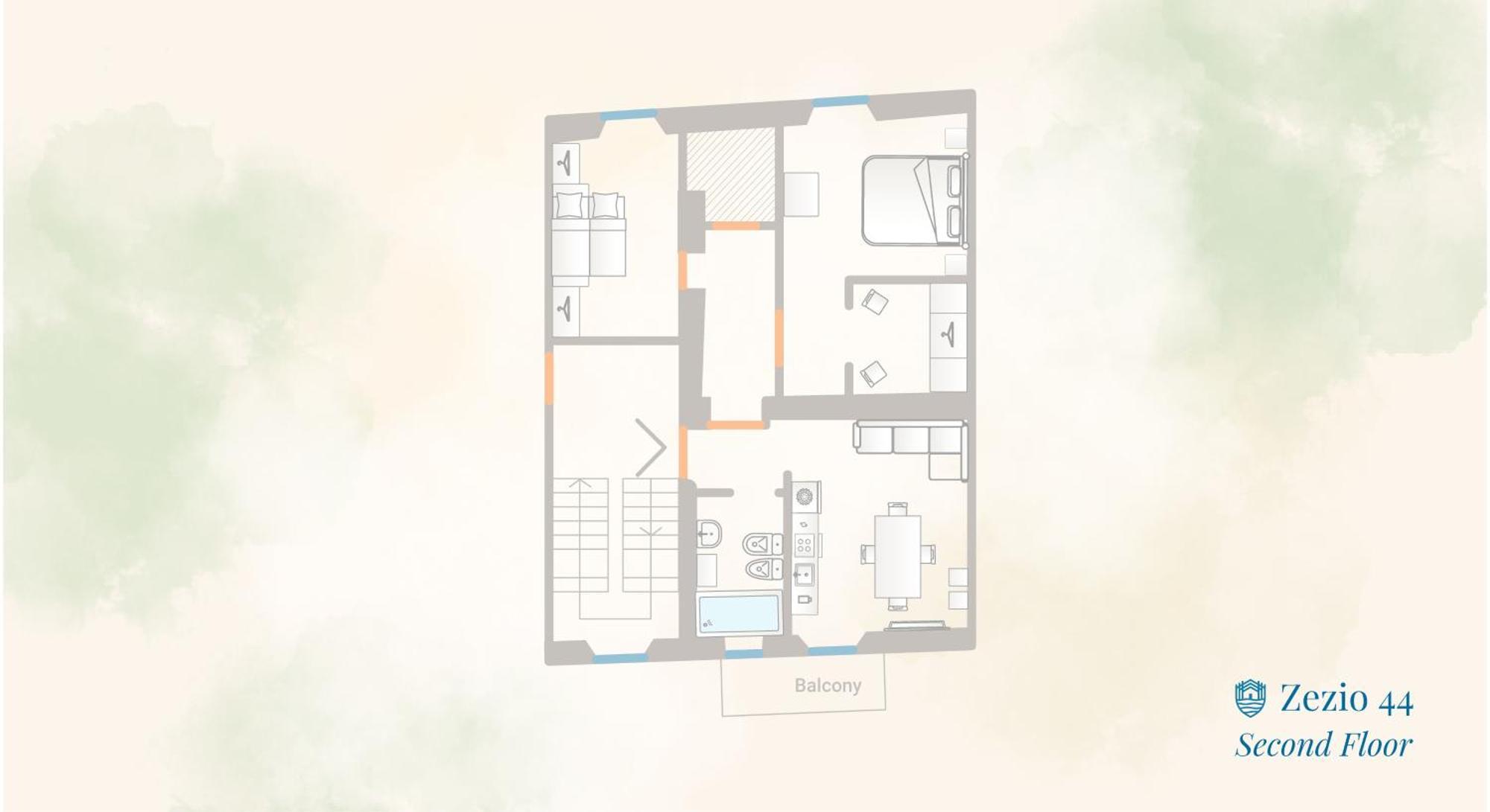 Zezio 44 By Rent Apartment *